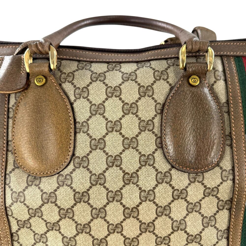Gucci Vintage Monogram Sherry Line Travel Bag - Picture 15 of 16